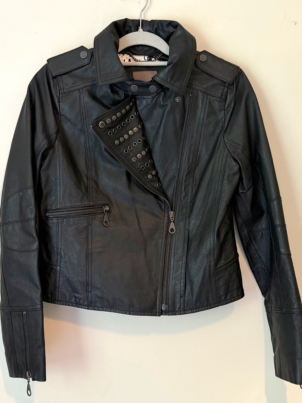 Spanner 100% Leather Jacket Moto Jacket | Size S